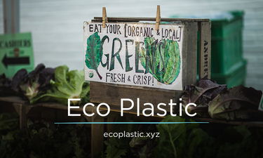 EcoPlastic.xyz - Creative brandable domain for sale